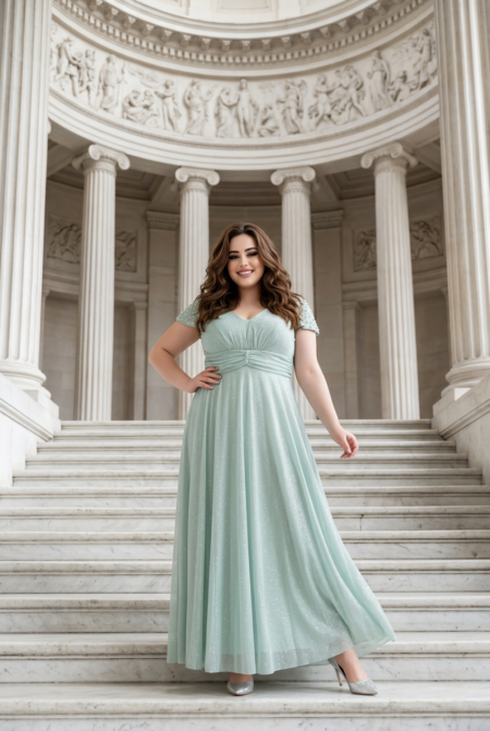 Mint Étoile Pearl Maxi Dress