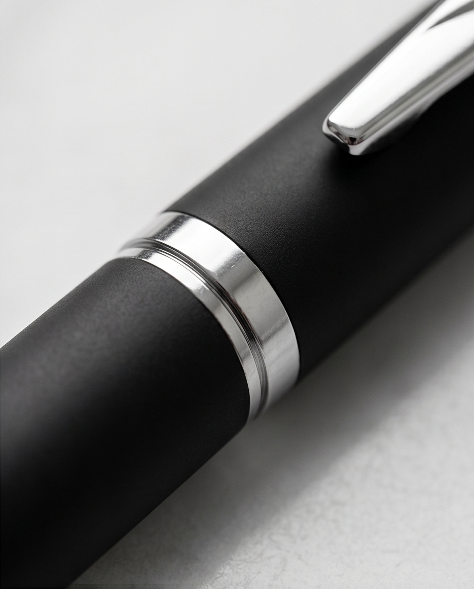 Pierre Cardin Matte Black Silver Pen - Image 3
