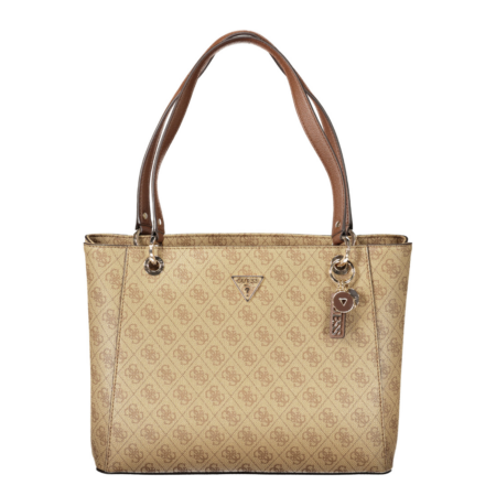 Guess Jeans – Noelle II Latte Logo Tote Bag