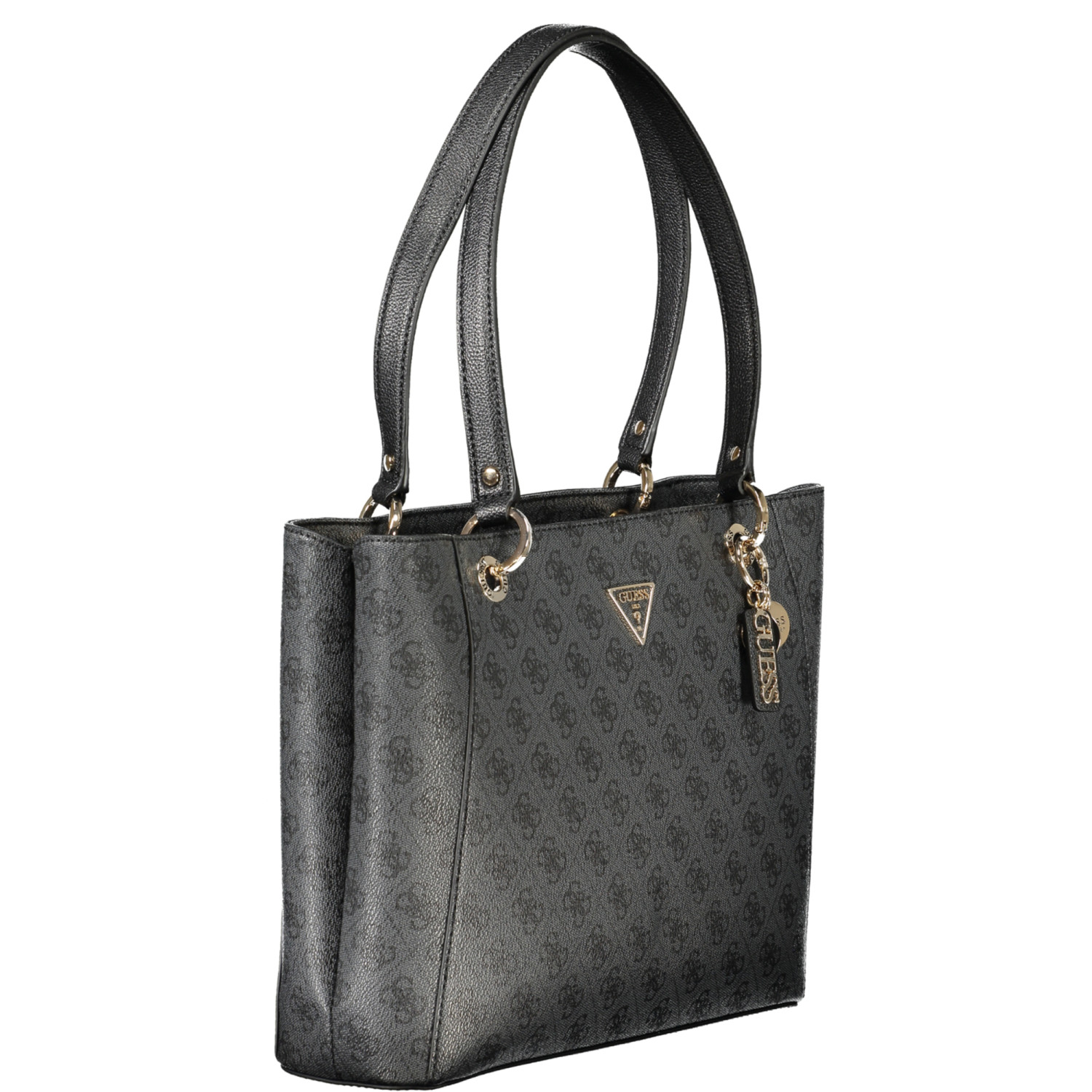 Guess – Noelle II Coal Logo Tote Bag - Image 2