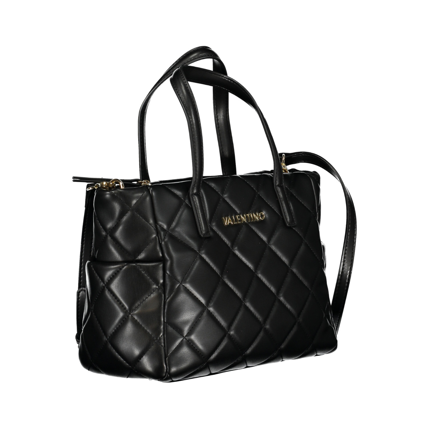 Valentino Bags – Rocarina Noir Quilted Tote Bag - Image 2