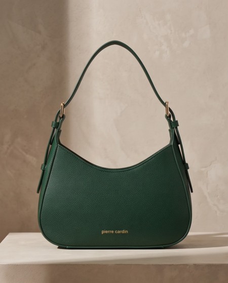 Pierre Cardin Emerald Grace – Τσάντα Ώμου σε Σκούρο Πράσινο